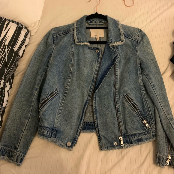 NWOT Rebecca Taylor Denim Jacket Size Small - Picture 2 of 3